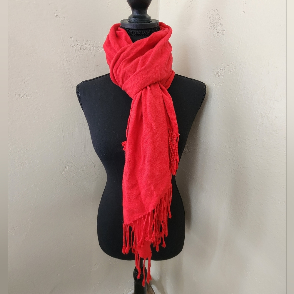 Elegant Red Scarf
